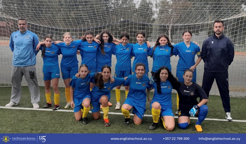 The English School U15 Girls Triumph 5-0 Over AEK Larnaca